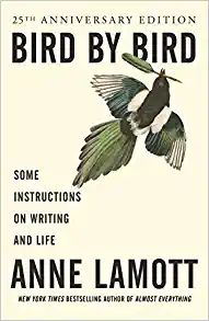 cover of book, Bird by Bird, by Anne Lamott